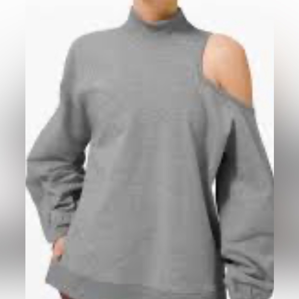 Lululemon LA asymmetrical cut out crew